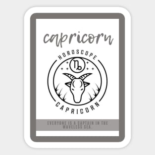 A True Capricorn Person Sticker